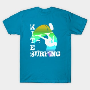 Kite Surfing WIth Freestyle Kitesurfer And Kite 14 T-Shirt